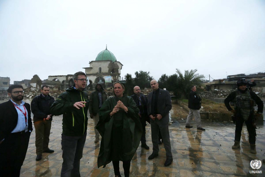SRSG Jeanine Hennis-Plasschaert visits Mosul, Iraq