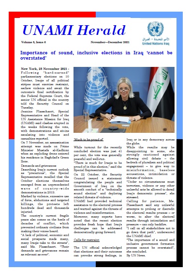  UNAMI Herald Volume 8, Issue 6