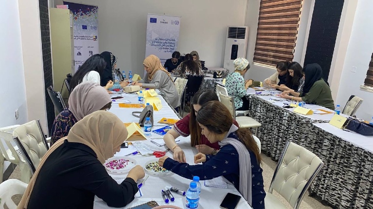 تقدم منظمة العمل الدولية حزمة تدريبات أساسية خاصة بريادة الأعمال للنساء العراقيات 