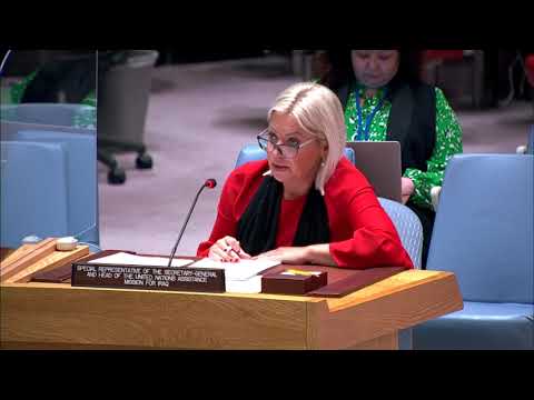 Briefing by SRSG Jeanine Hennis-Plasschaert | UN Security Council