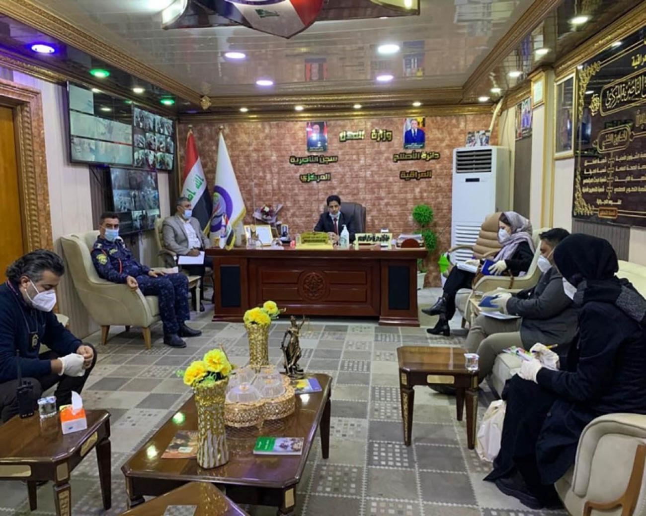 UNAMI delegation visit to Nasiriyah Central Prison
