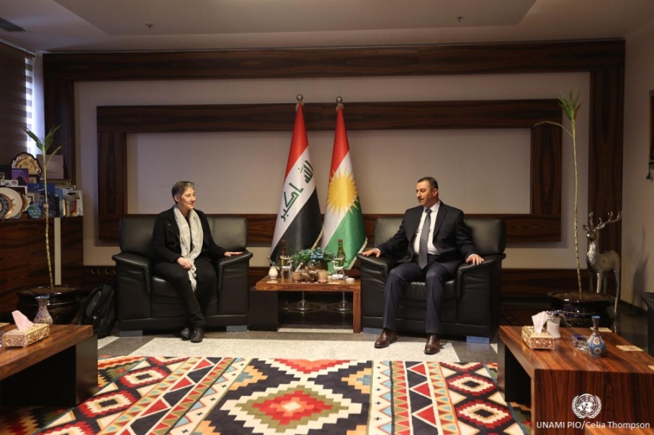 DSRSG and Resident and Humanitarian Coordinator for Iraq Marta Ruedas visit to Sulaymaniyah