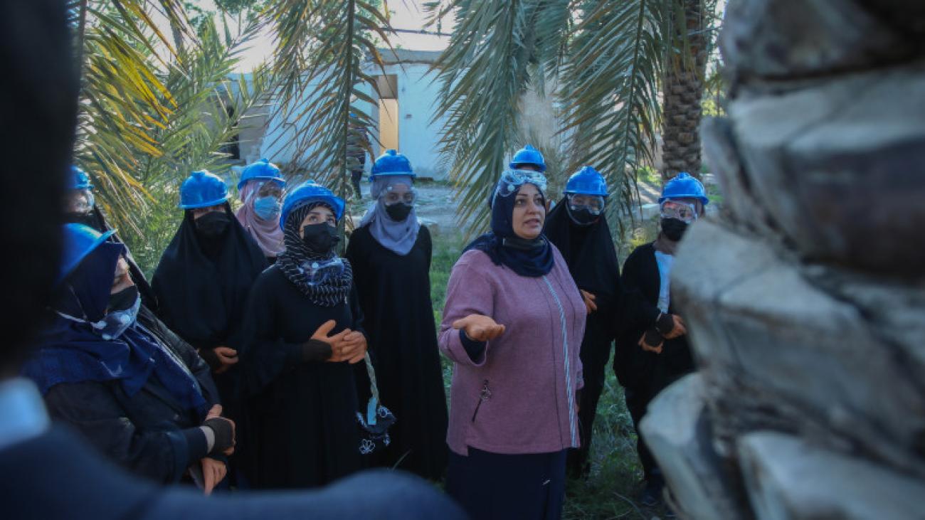 ILO supports rural women in Basra to develop their skills in the date ...