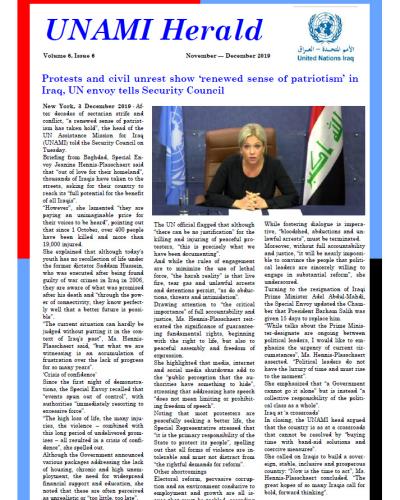 UNAMI Herald Volume 6, Issue 6