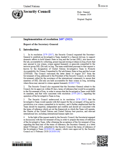 Report Of The Secretary General S 2024 20 United Nations In Iraq   Untitl7638ed 