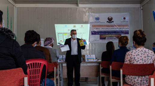 UNIDO entrepreneurial training gives IDPs hope for future
