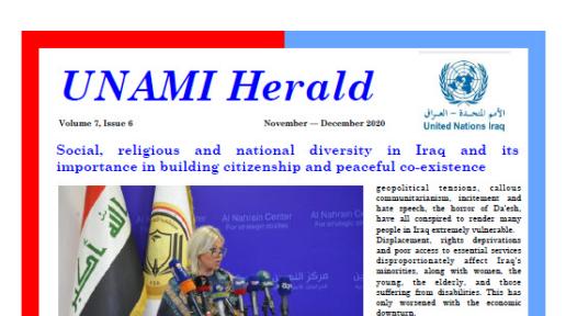 UNAMI Herald Volume 8, Issue 1
